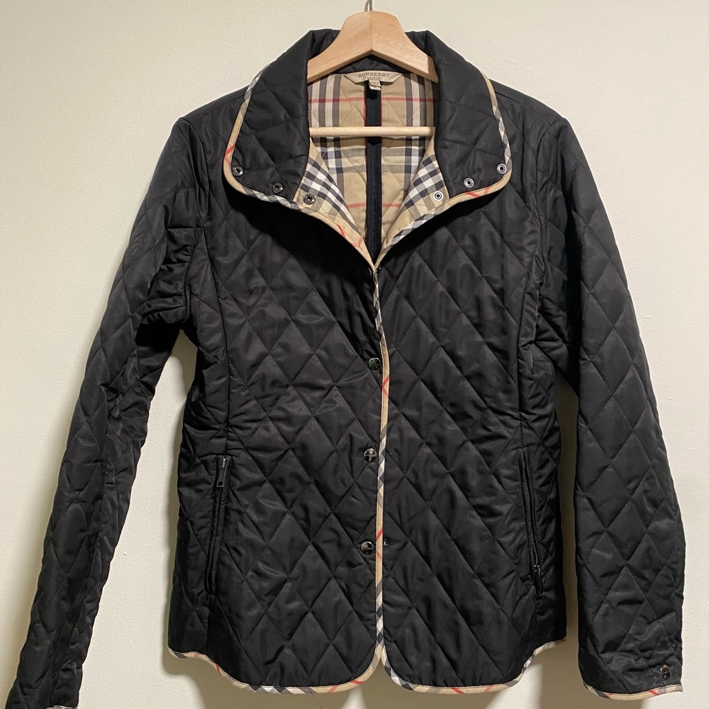 QUILTED BURBERRY LONDON JACKET
